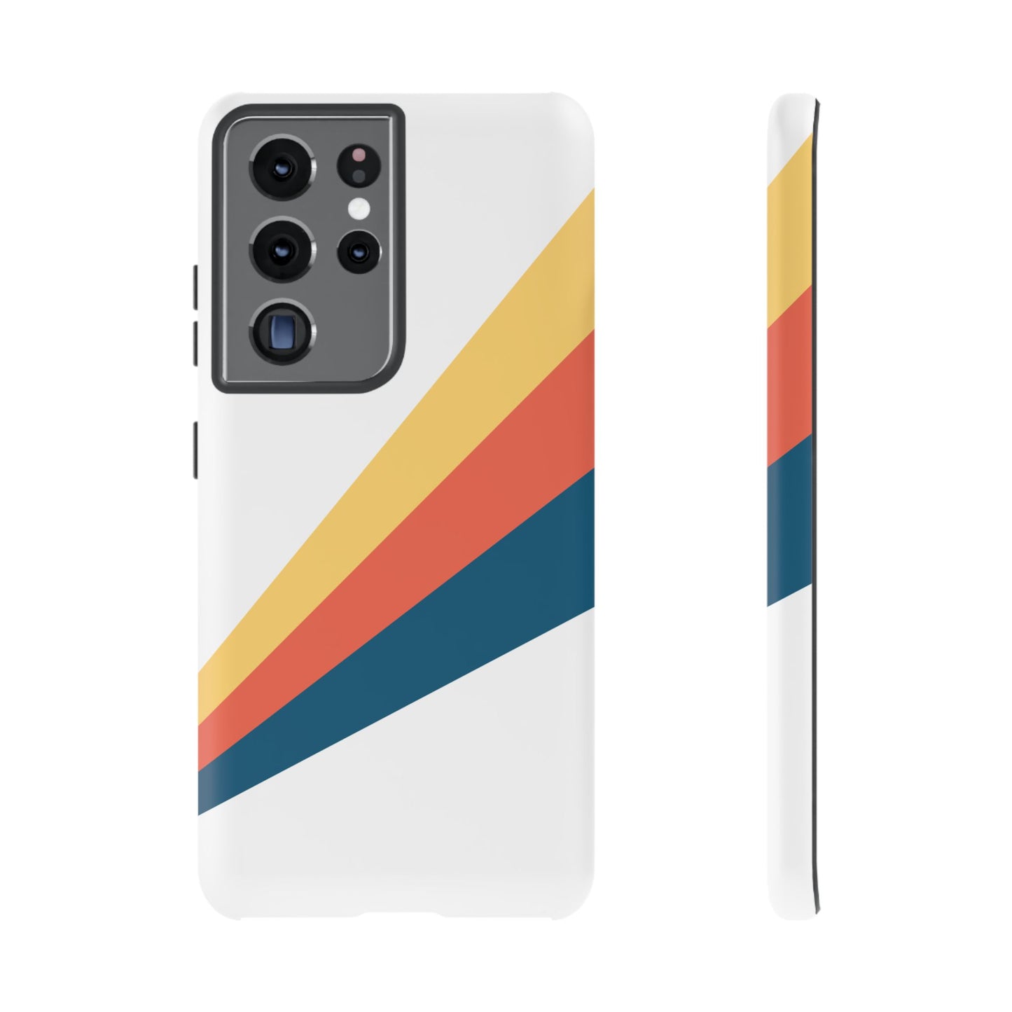 Diagonal Color Stripe Tough Phone Case