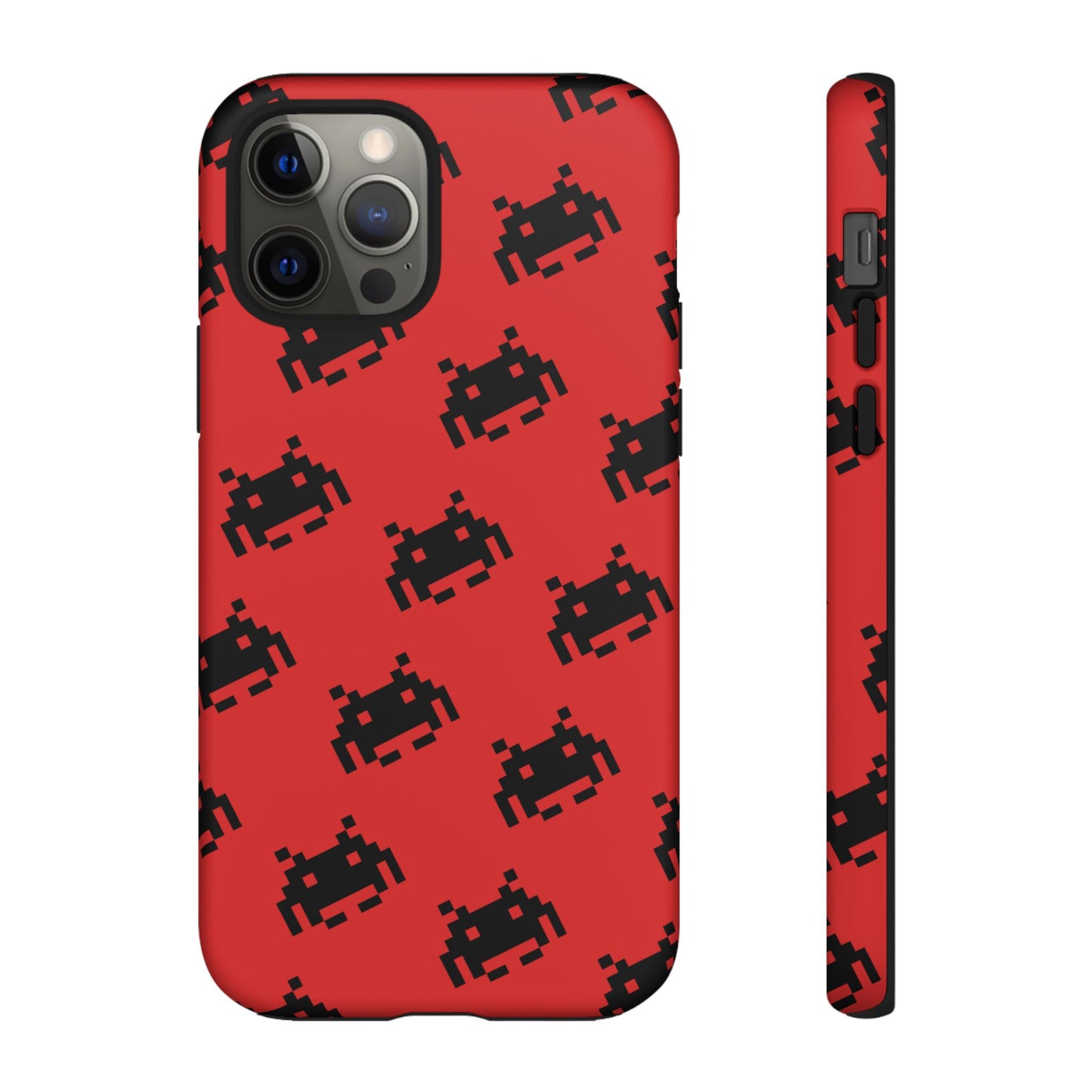 Red Pixel Alien Tough Phone Case