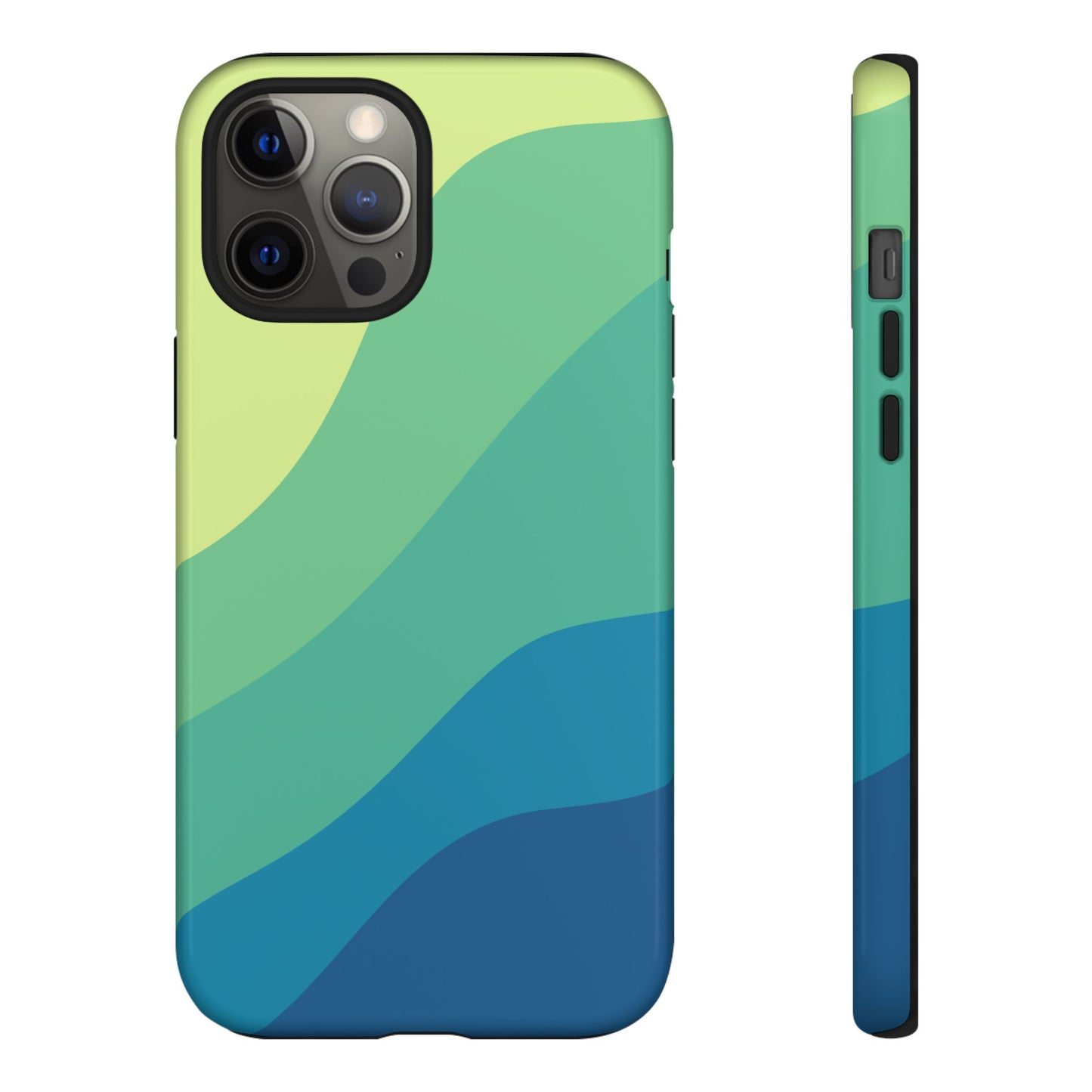 Coastal Green Wave Tough Phone Case