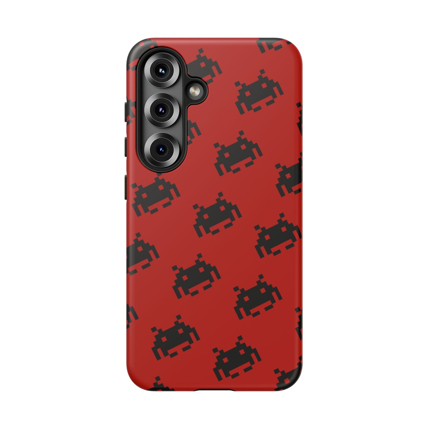 Red Pixel Alien Tough Phone Case