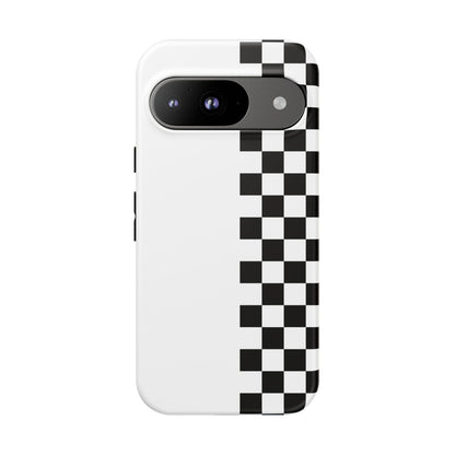 Checker Stripe Tough Phone Case