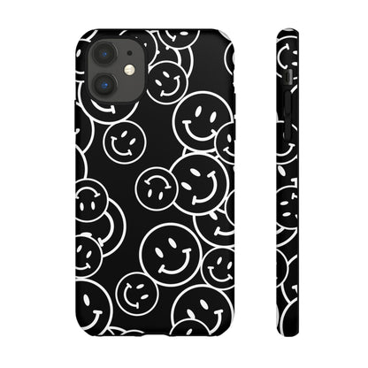 Happy Face Pattern Tough Phone Case
