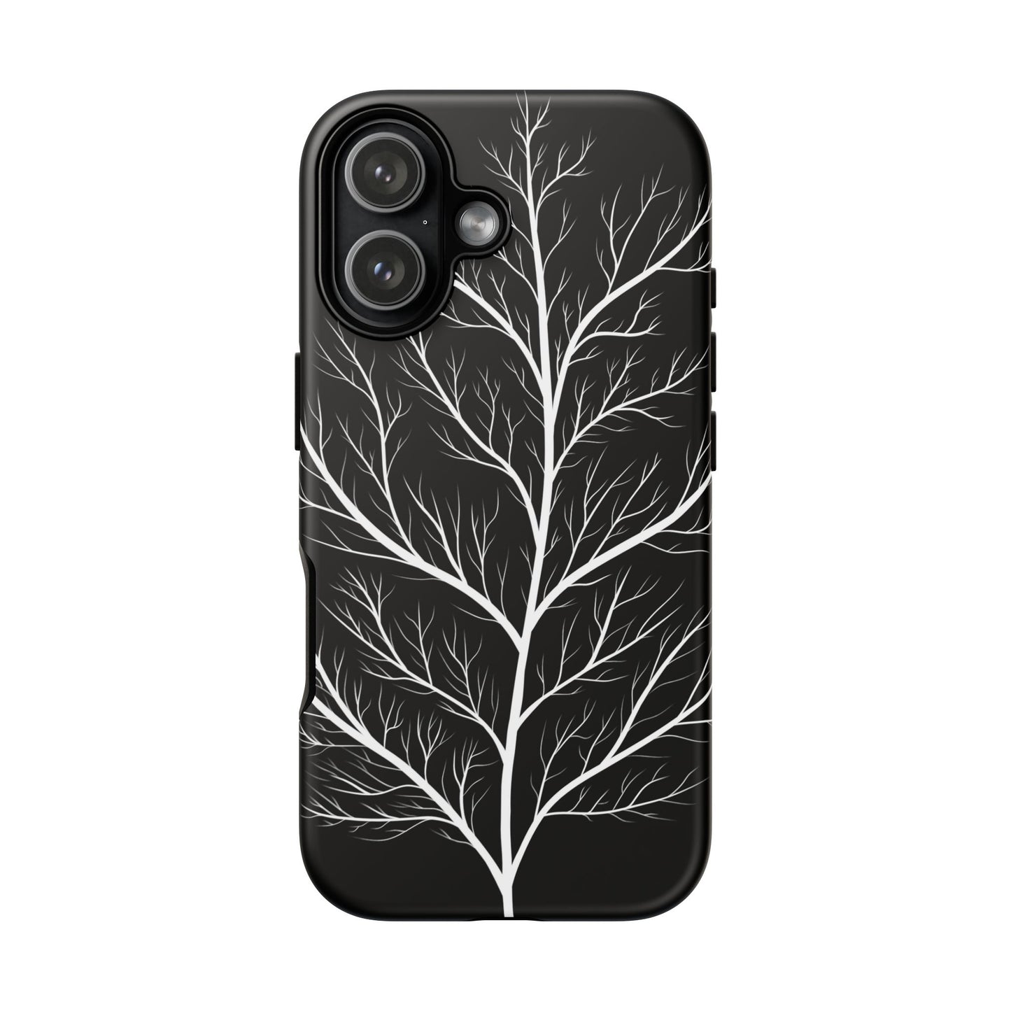 White Tree Silhouette Tough Phone Case