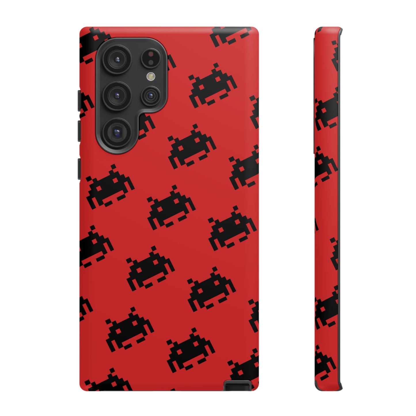 Red Pixel Alien Tough Phone Case