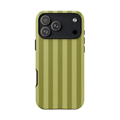 Olive Stripe Tough Phone Case