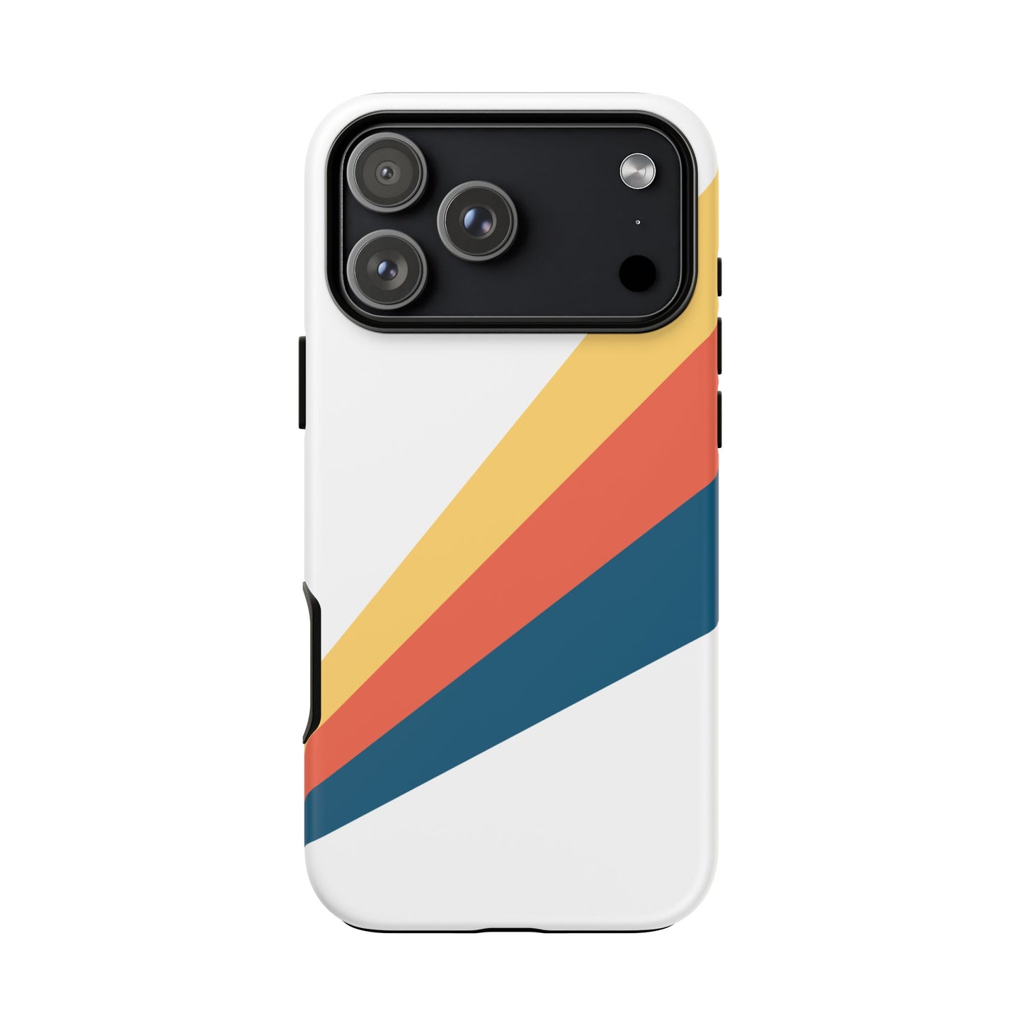 Diagonal Color Stripe Tough Phone Case