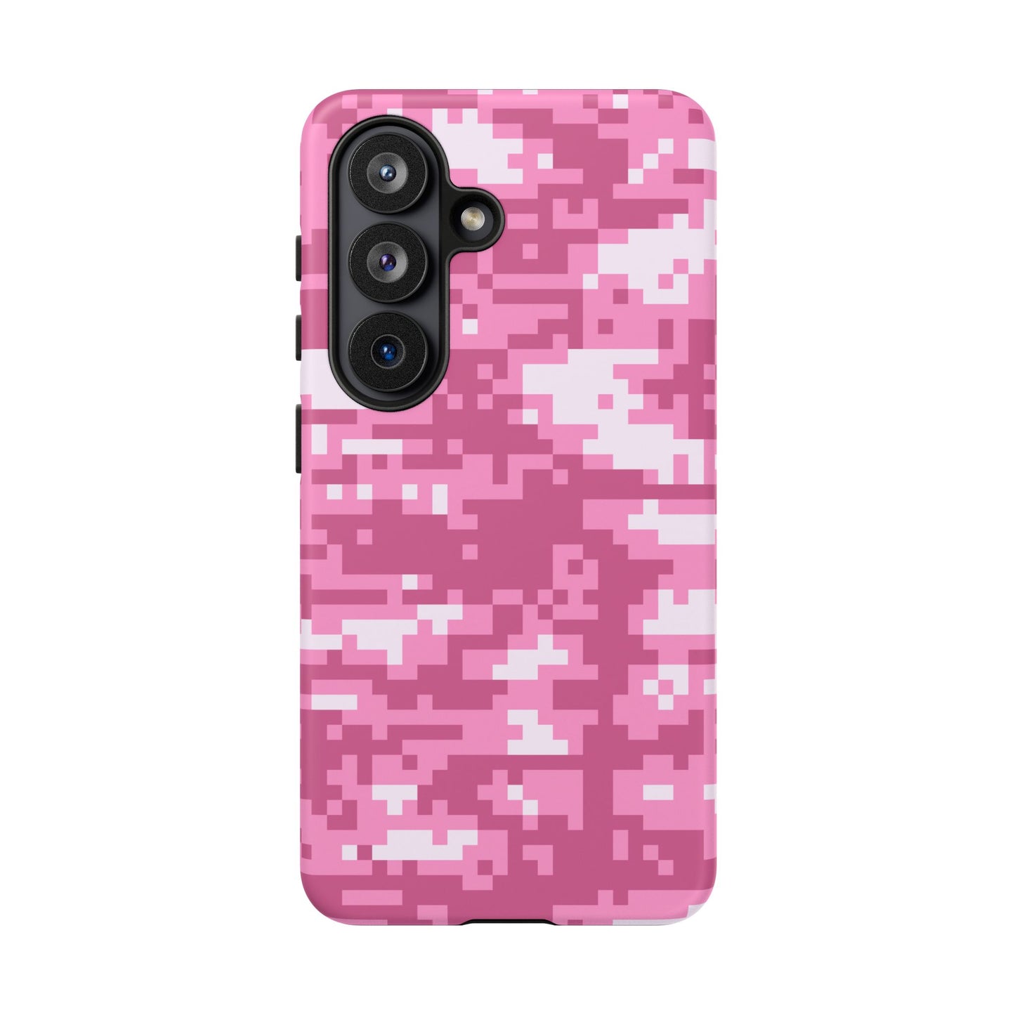 Pink pixel Camo Design Tough Phone Case