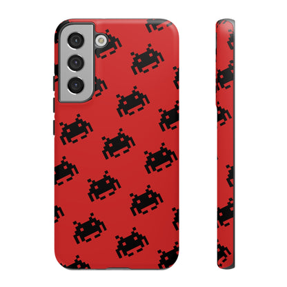 Red Pixel Alien Tough Phone Case