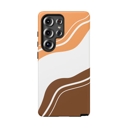 Caramel Cream Wave Tough Phone Case