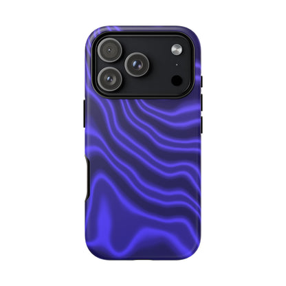 Neon Purple Flow Tough Phone Case