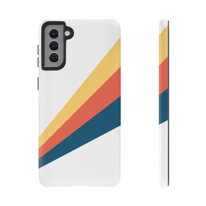 Diagonal Color Stripe Tough Phone Case