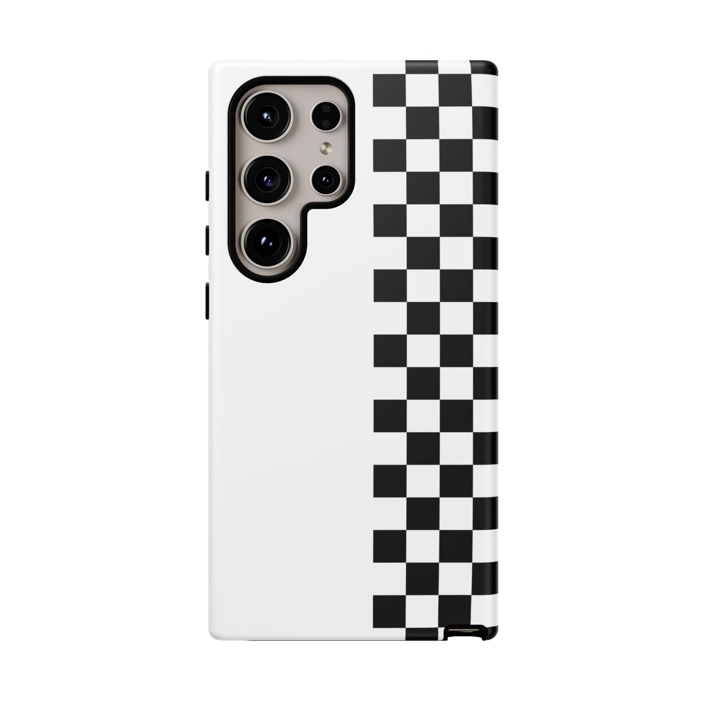 Checker Stripe Tough Phone Case