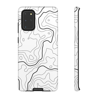 Minimal Topographic Tough Phone Case
