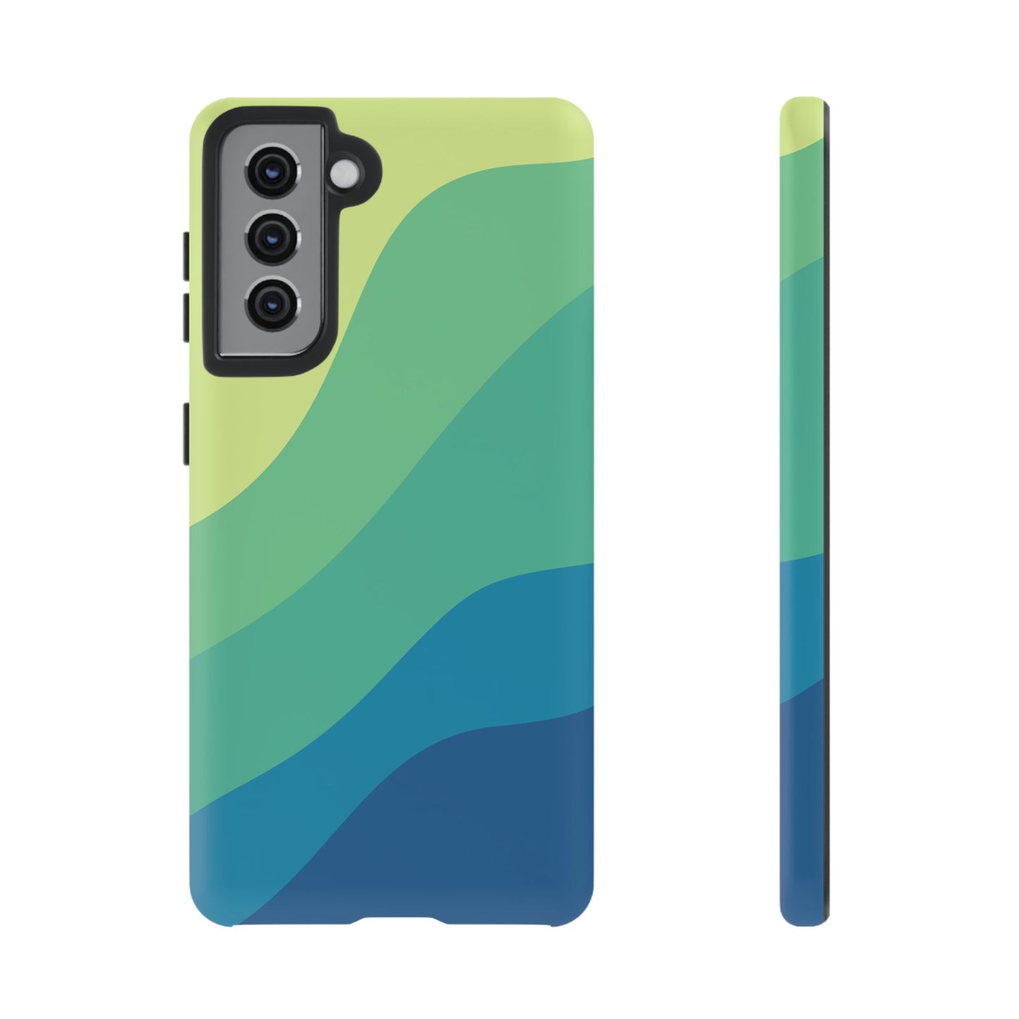 Coastal Green Wave Tough Phone Case