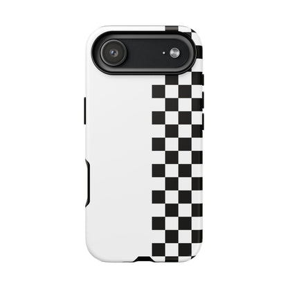 Checker Stripe Tough Phone Case