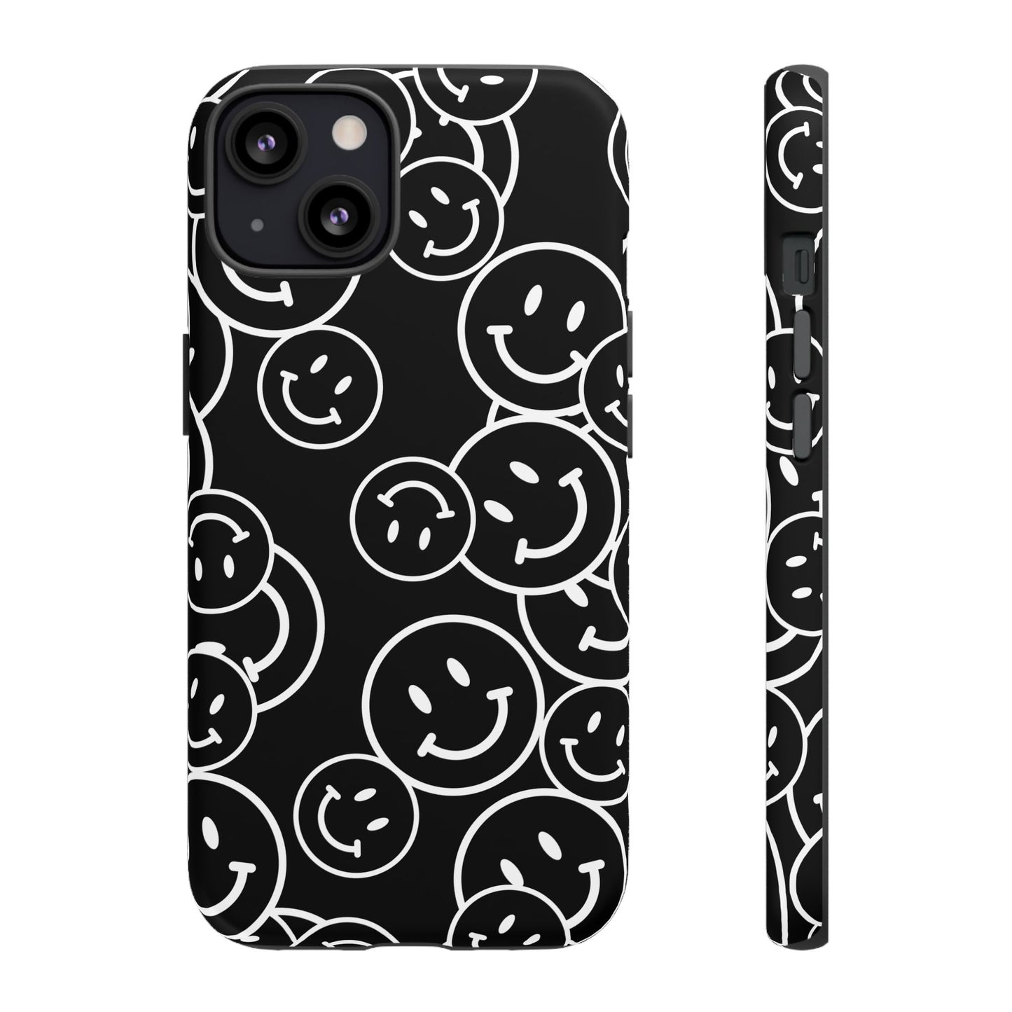 Happy Face Pattern Tough Phone Case