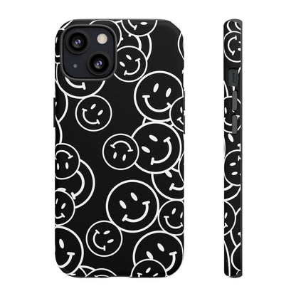 Happy Face Pattern Tough Phone Case