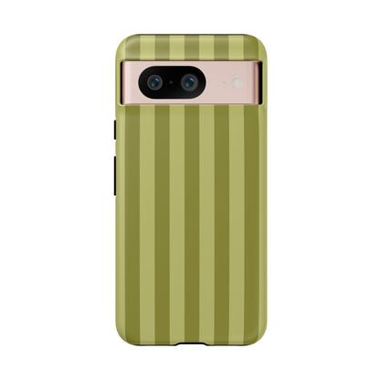 Olive Stripe Tough Phone Case