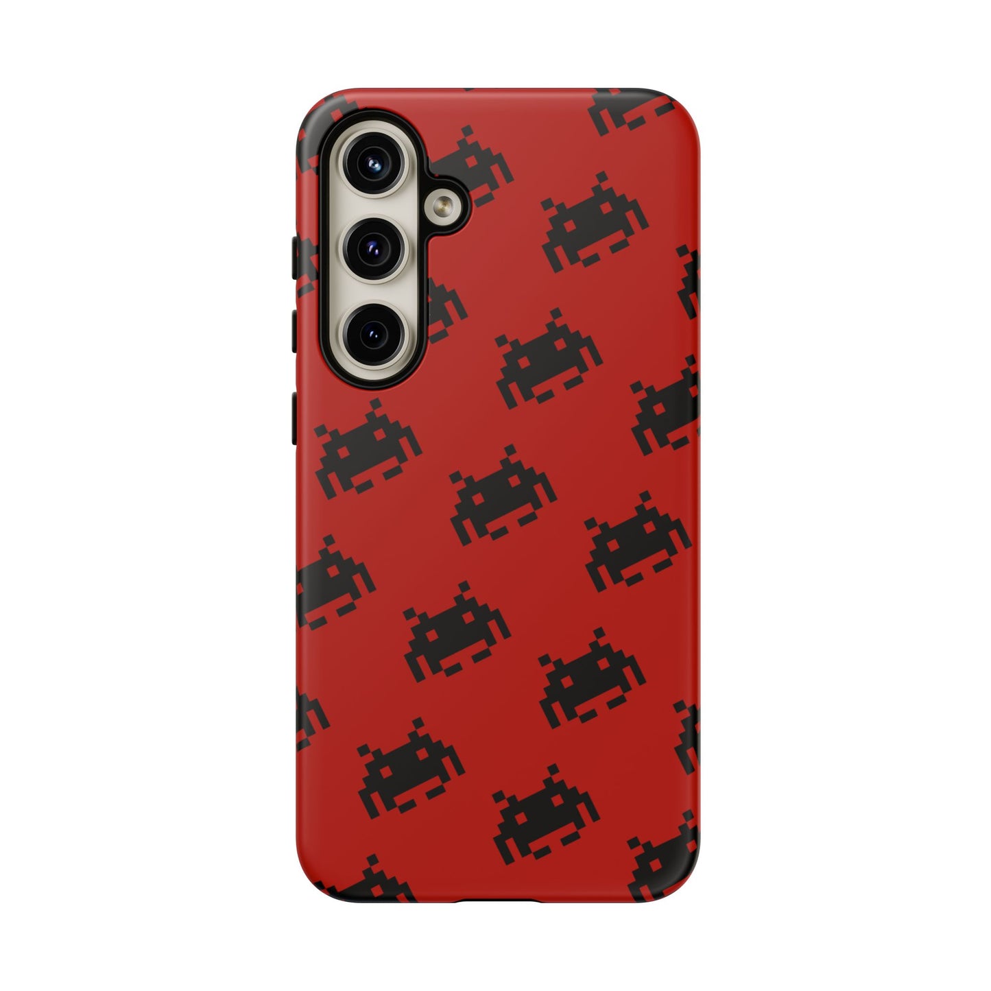 Red Pixel Alien Tough Phone Case