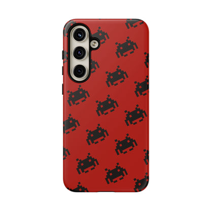 Red Pixel Alien Tough Phone Case