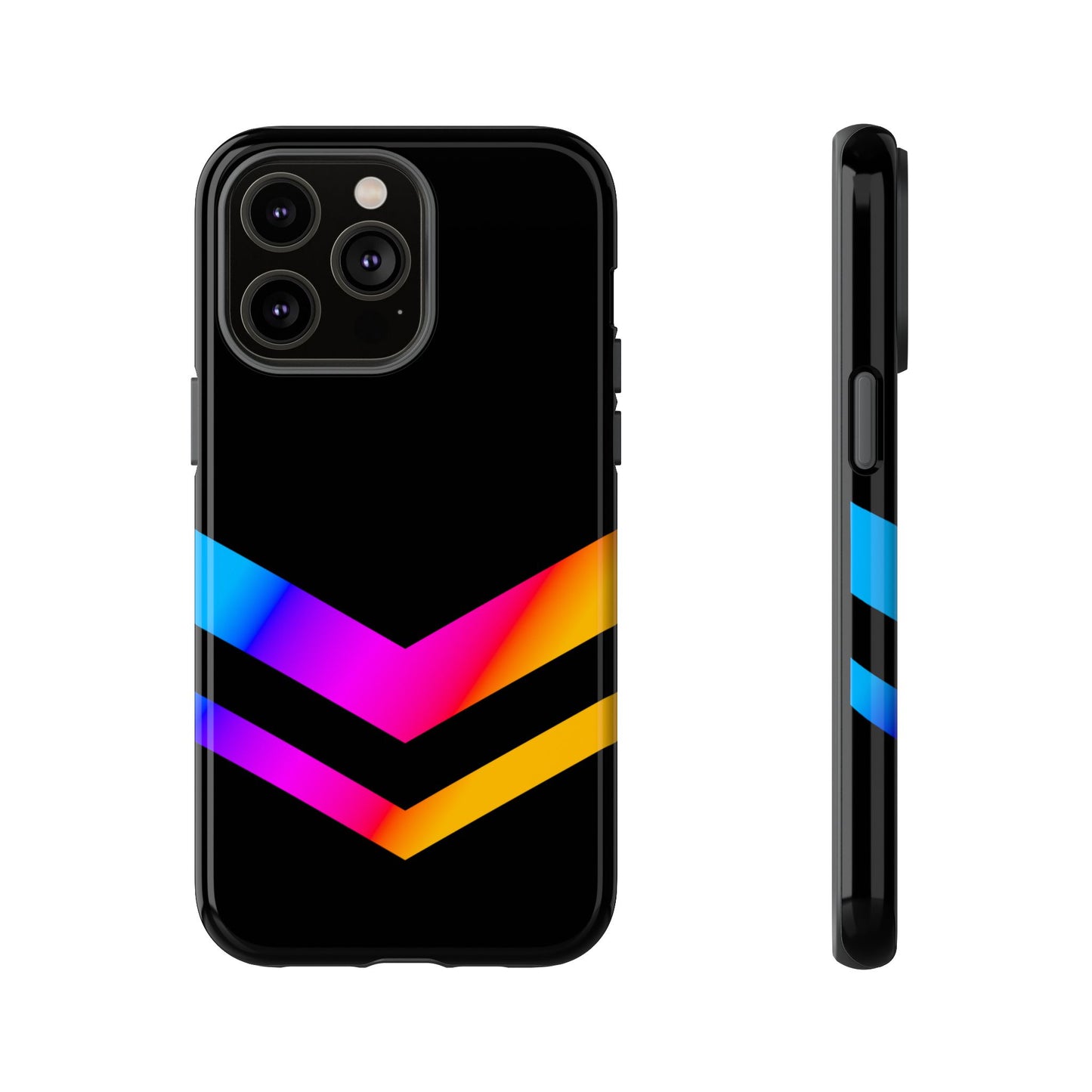 Neon V-Stripe Tough Phone Case