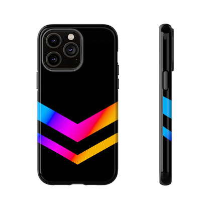 Neon V-Stripe Tough Phone Case