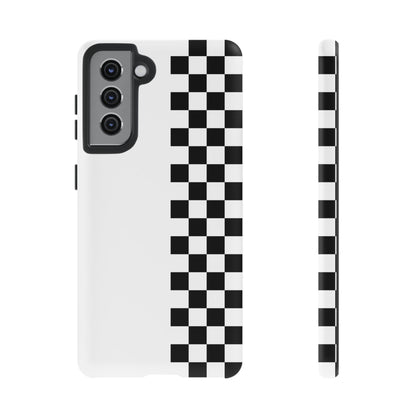 Checker Stripe Tough Phone Case