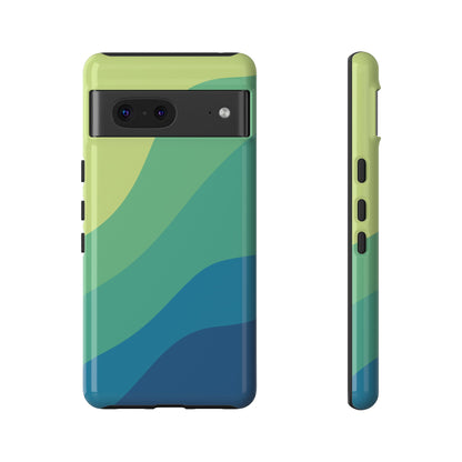 Coastal Green Wave Tough Phone Case
