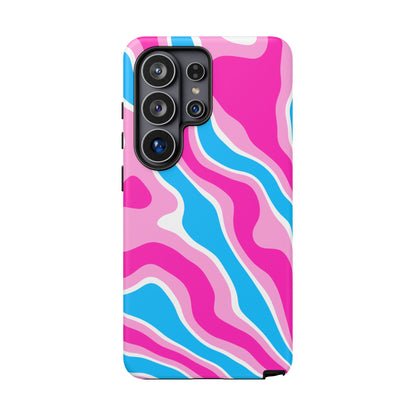 Candy Aqua Wave Tough Phone Case