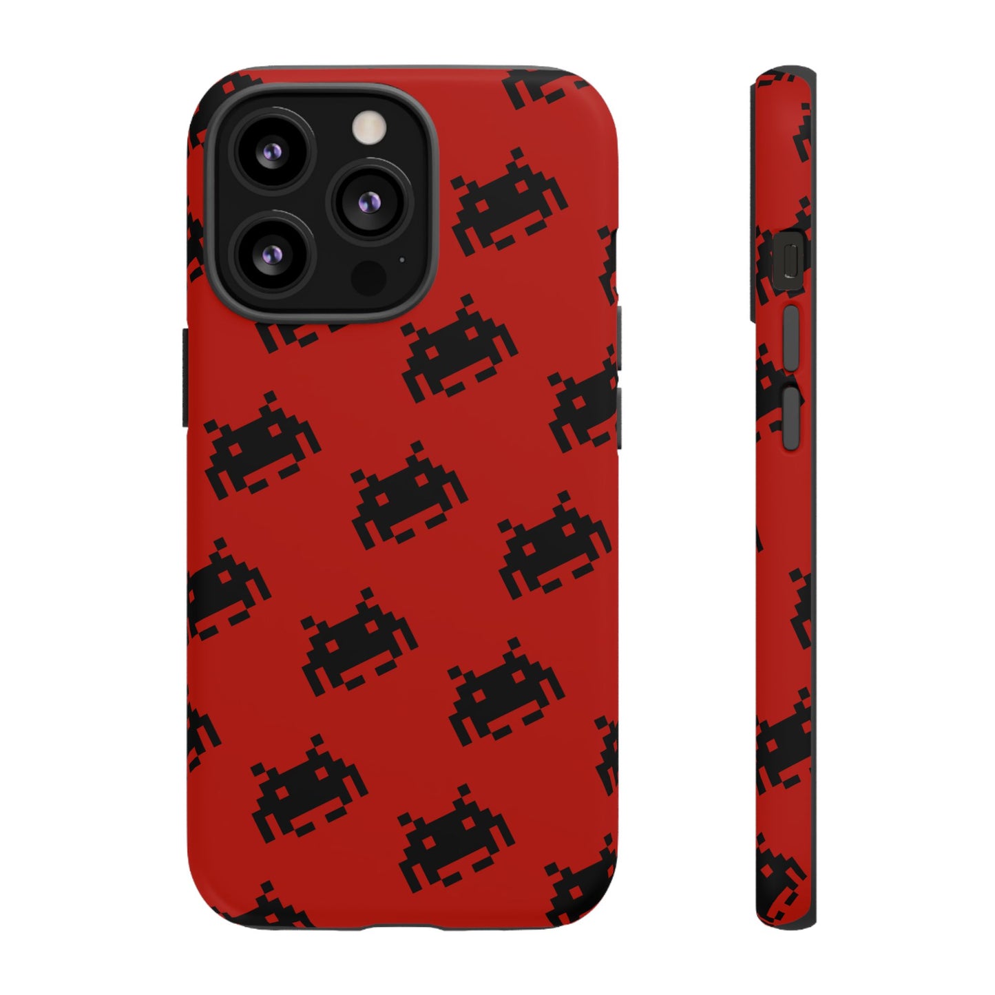 Red Pixel Alien Tough Phone Case