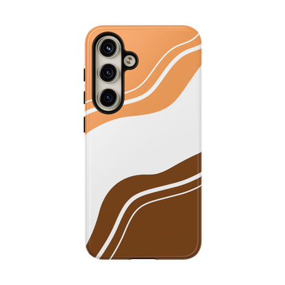 Caramel Cream Wave Tough Phone Case
