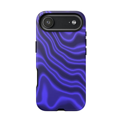 Neon Purple Flow Tough Phone Case