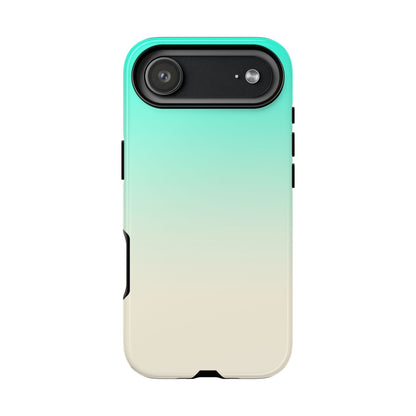 Aqua Cream Gradient Tough Phone Case
