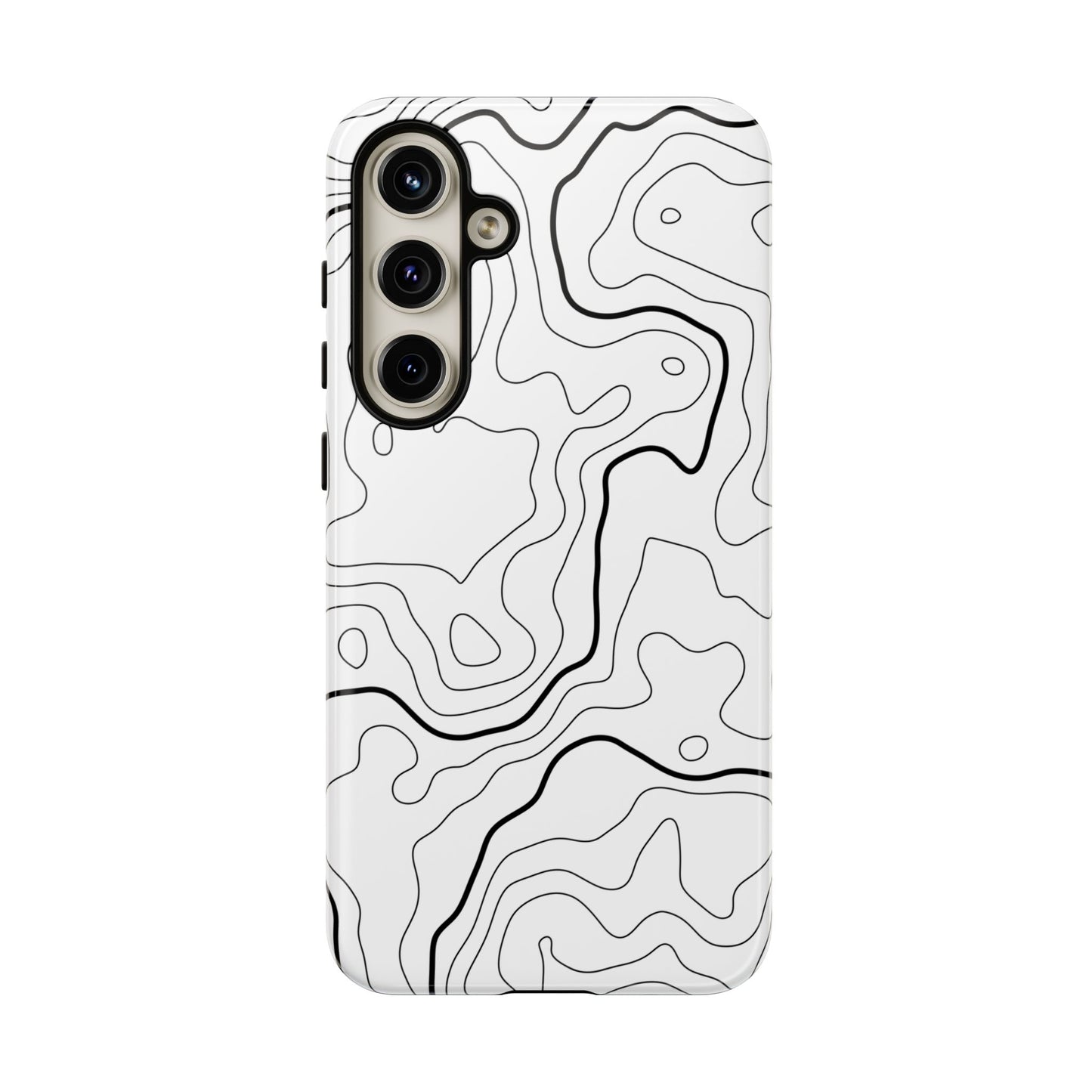 Minimal Topographic Tough Phone Case