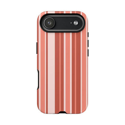 Terracotta Stripe Tough Phone Case