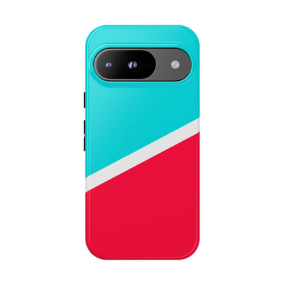 Aqua Pop Colorblock Tough Phone Case