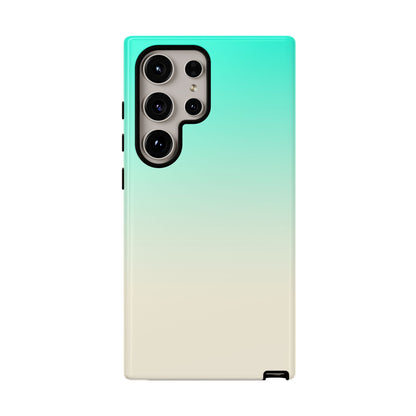Aqua Cream Gradient Tough Phone Case