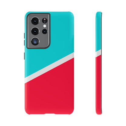 Aqua Pop Colorblock Tough Phone Case
