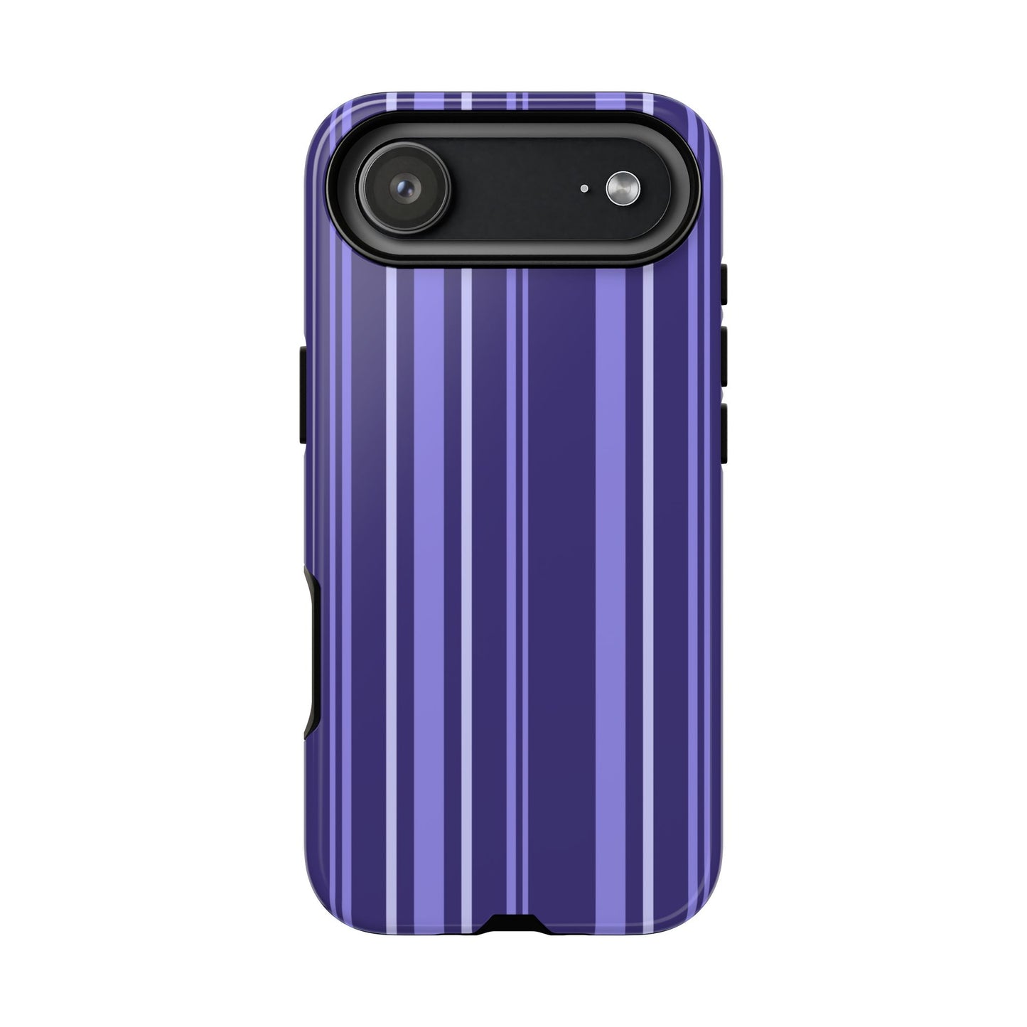 Berry Violet Stripe Tough Phone Case