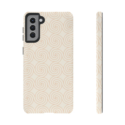 Soft Sand Spiral Tough Phone Case