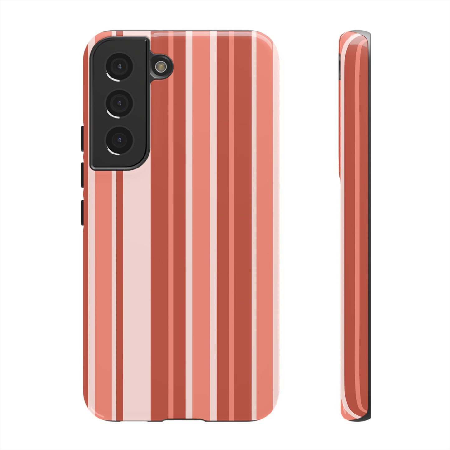 Terracotta Stripe Tough Phone Case