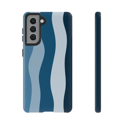 Blue Tide Wave Tough Phone Case