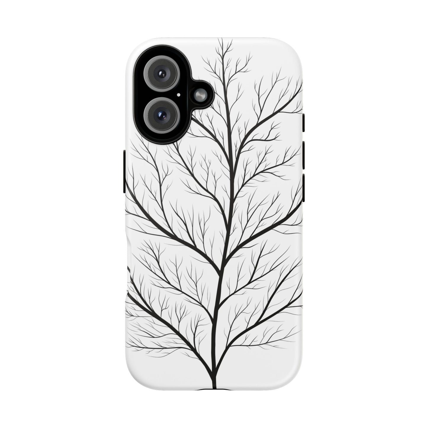 Black Branch Tree Tough Phone Case