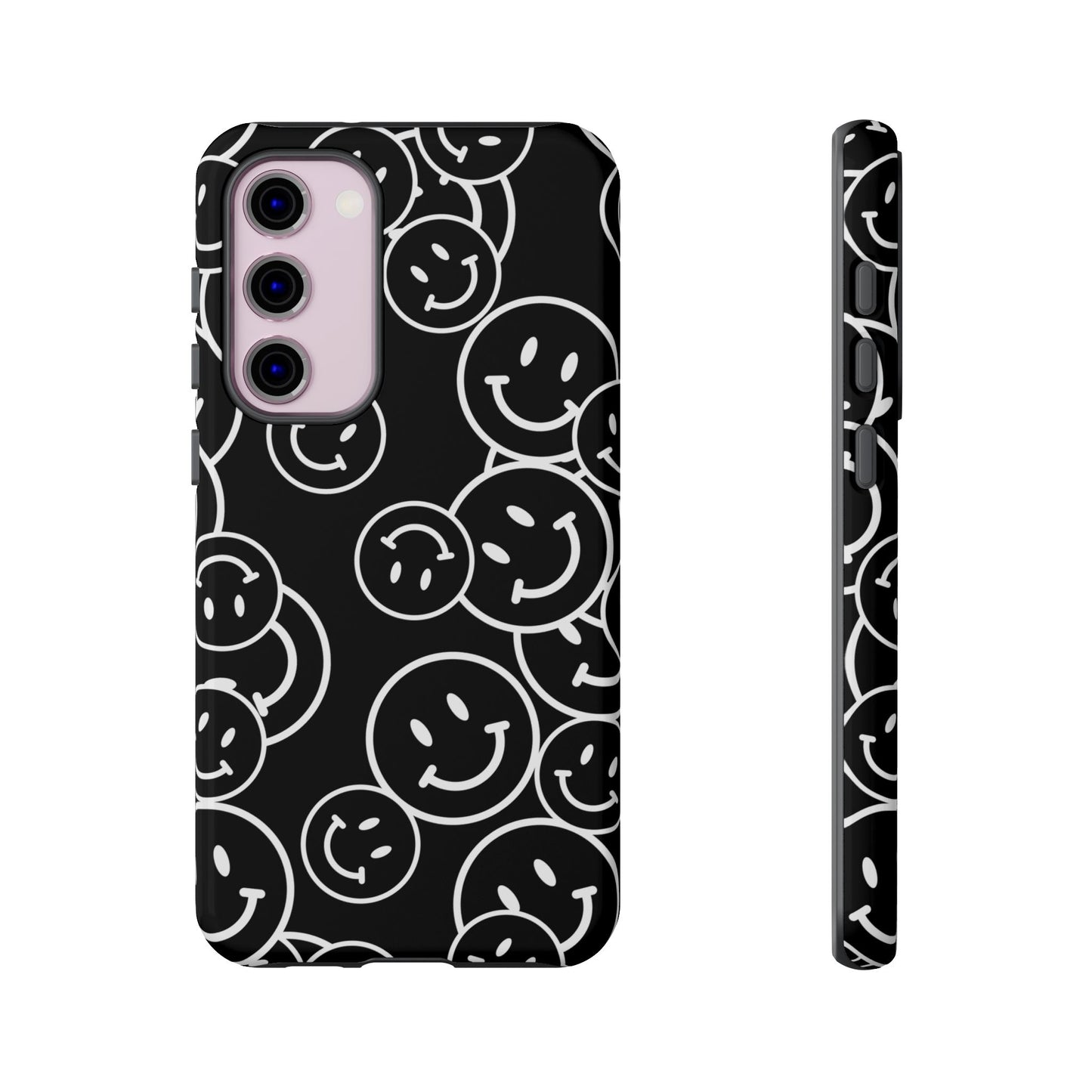 Happy Face Pattern Tough Phone Case