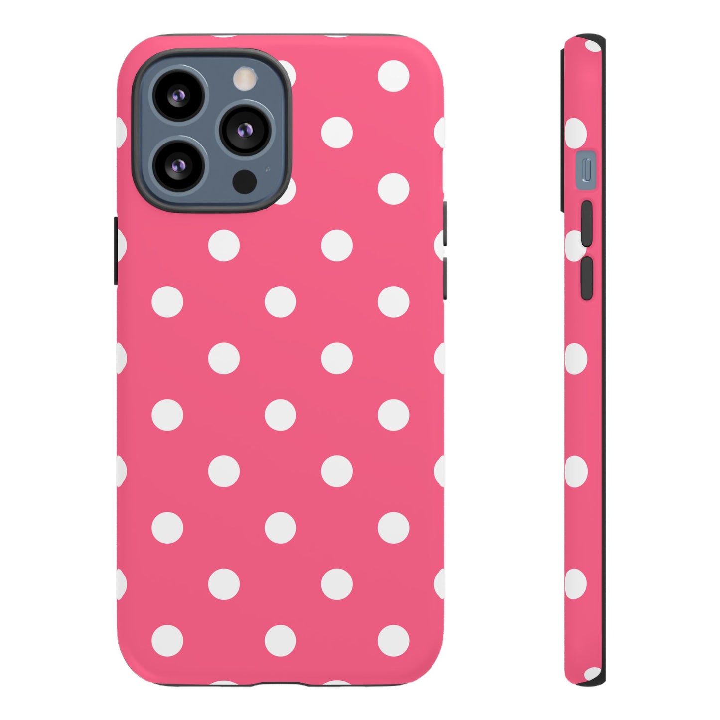 Bubblegum Pink Polka Dot Tough Phone Case