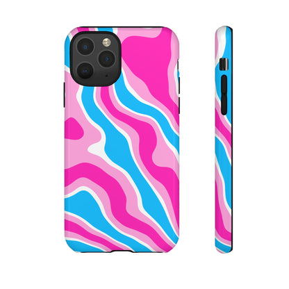Candy Aqua Wave Tough Phone Case