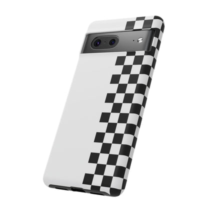 Checker Stripe Tough Phone Case