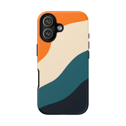 Blue Tide Wave Tough Phone Case