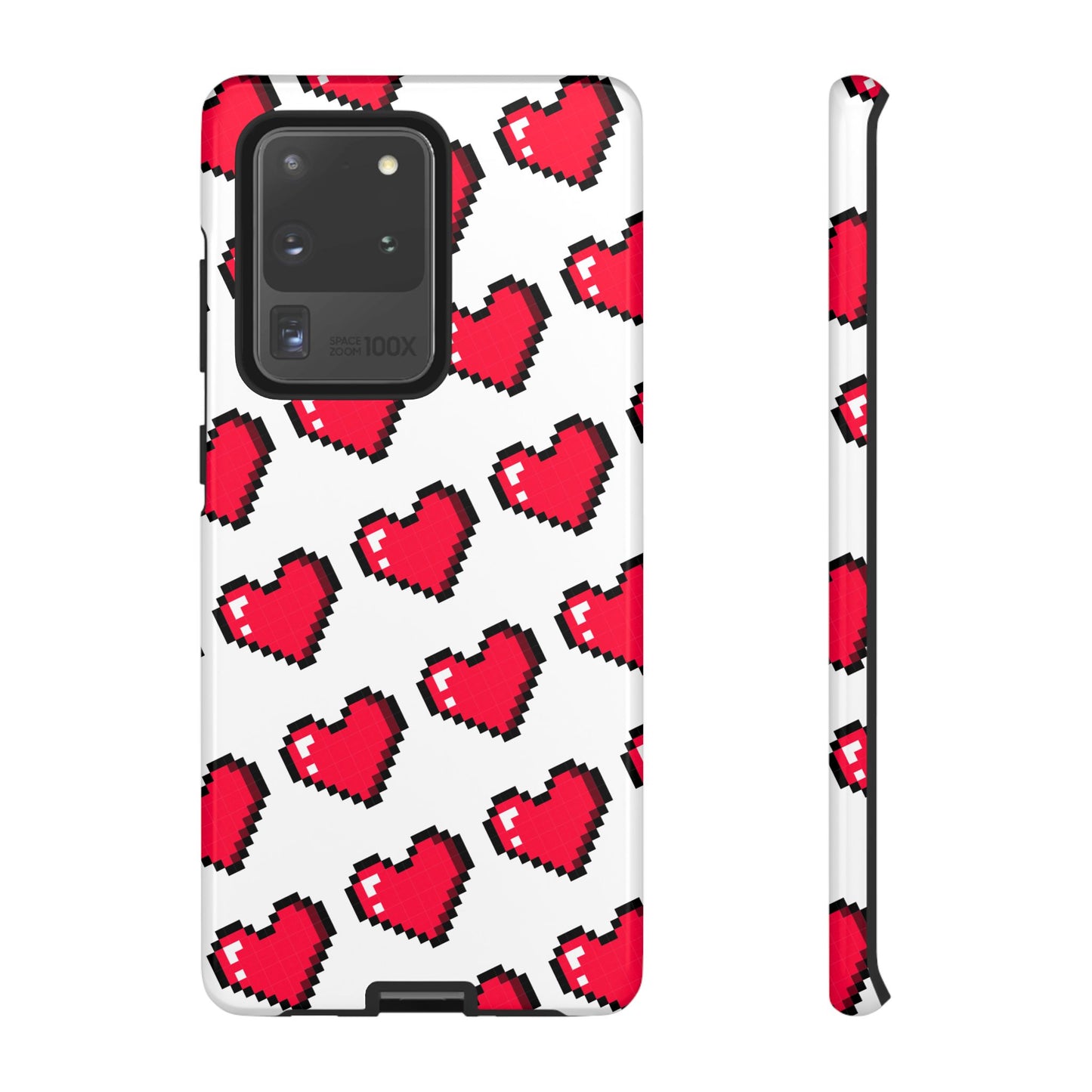 Pixel Heart Tough Phone Case