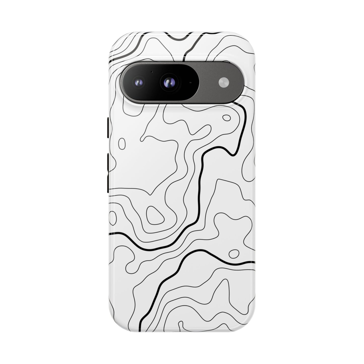 Minimal Topographic Tough Phone Case